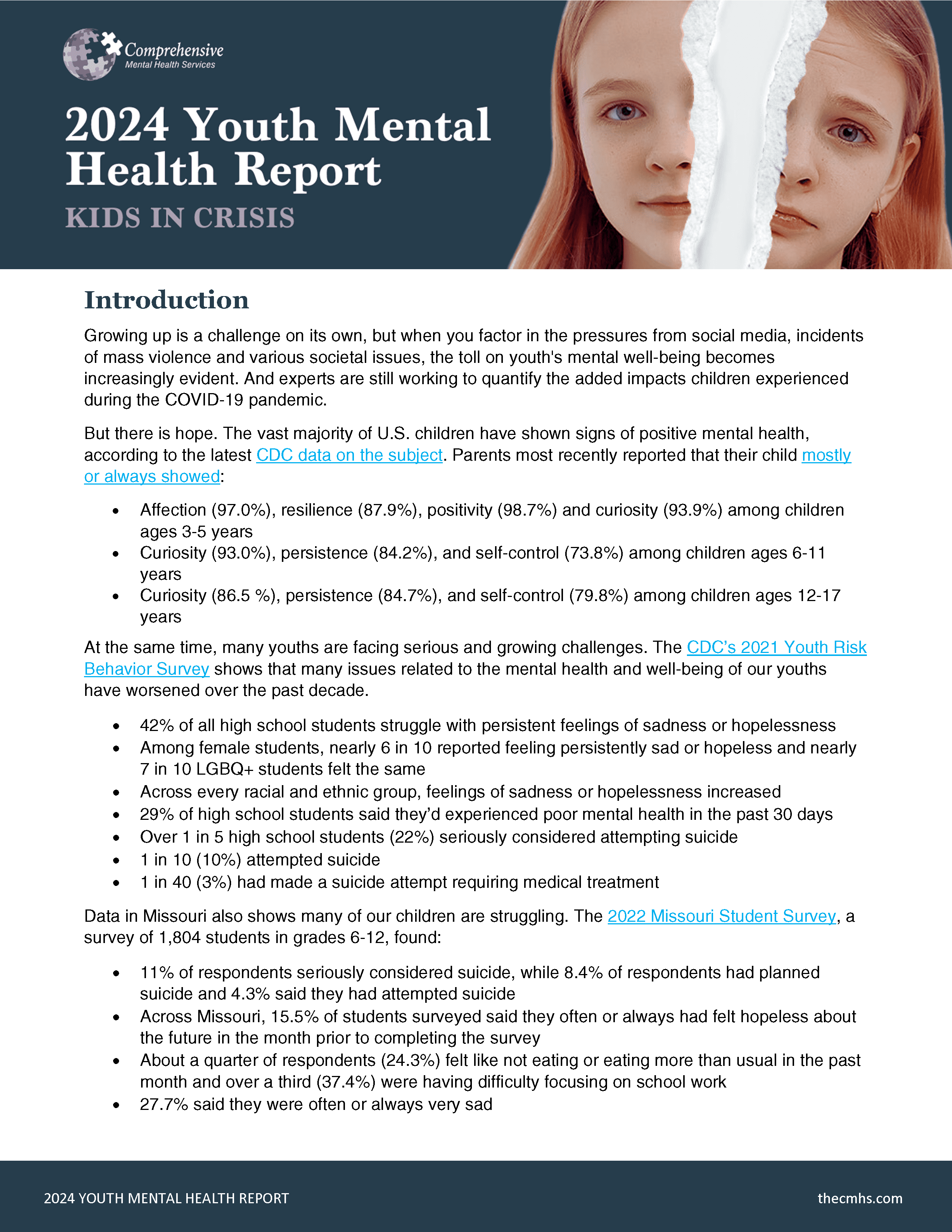 2024 Mental Health Report 2024 Mental Health Report